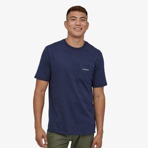 Mens Patagonia Logo Ridge Pocket Responsibili-Tee